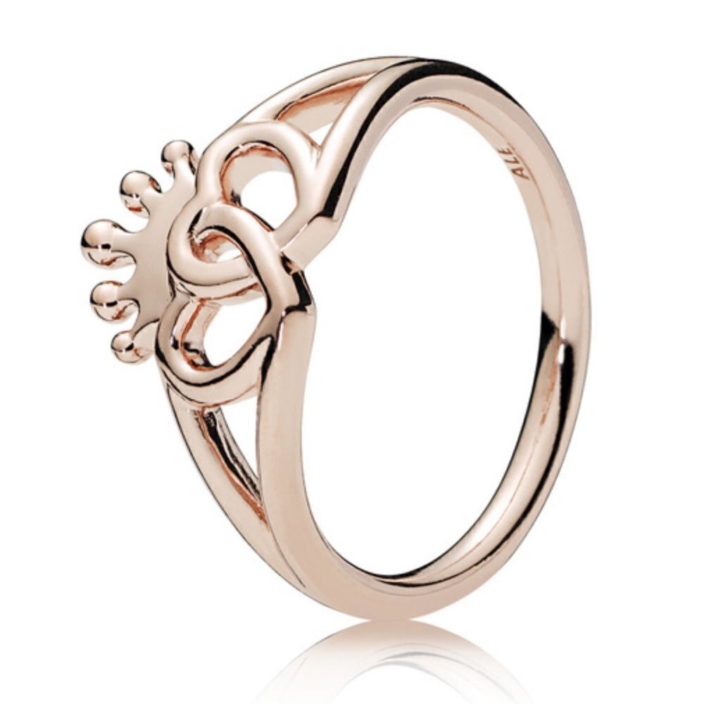 PANDORA Rose United Regal Hearts Ring - Size 60 NEW in tag bag Rose